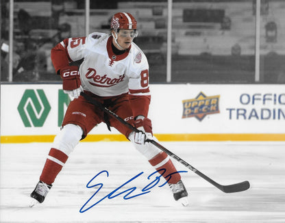 Signed Elmer Soderblom Detroit Red Wings Autographed 8x10 Photo #1 Original