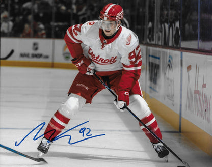 Signed Marco Kasper Detroit Red Wings Autographed 8x10 Photo #1 Original