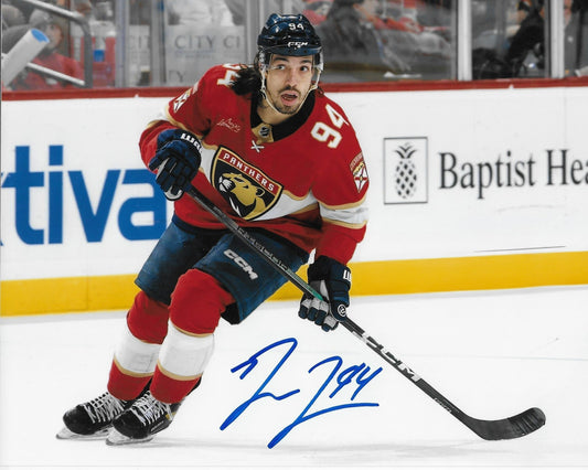 Signed Ryan Lomberg Florida Panthers Autographed 8x10 Photo #3 Original