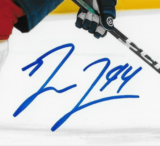 Signed Ryan Lomberg Florida Panthers Autographed 8x10 Photo #3 Original