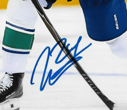 Signed Zeev Buium Vancouver Canucks Autographed 8x10 Photo #4 Original