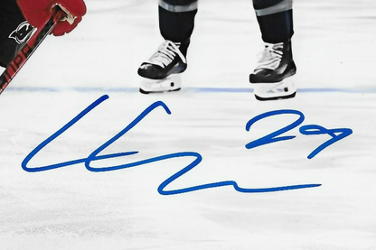 Signed Lenni Hameenaho  New Jersey Devils Autographed 8x10 Photo #1 Original
