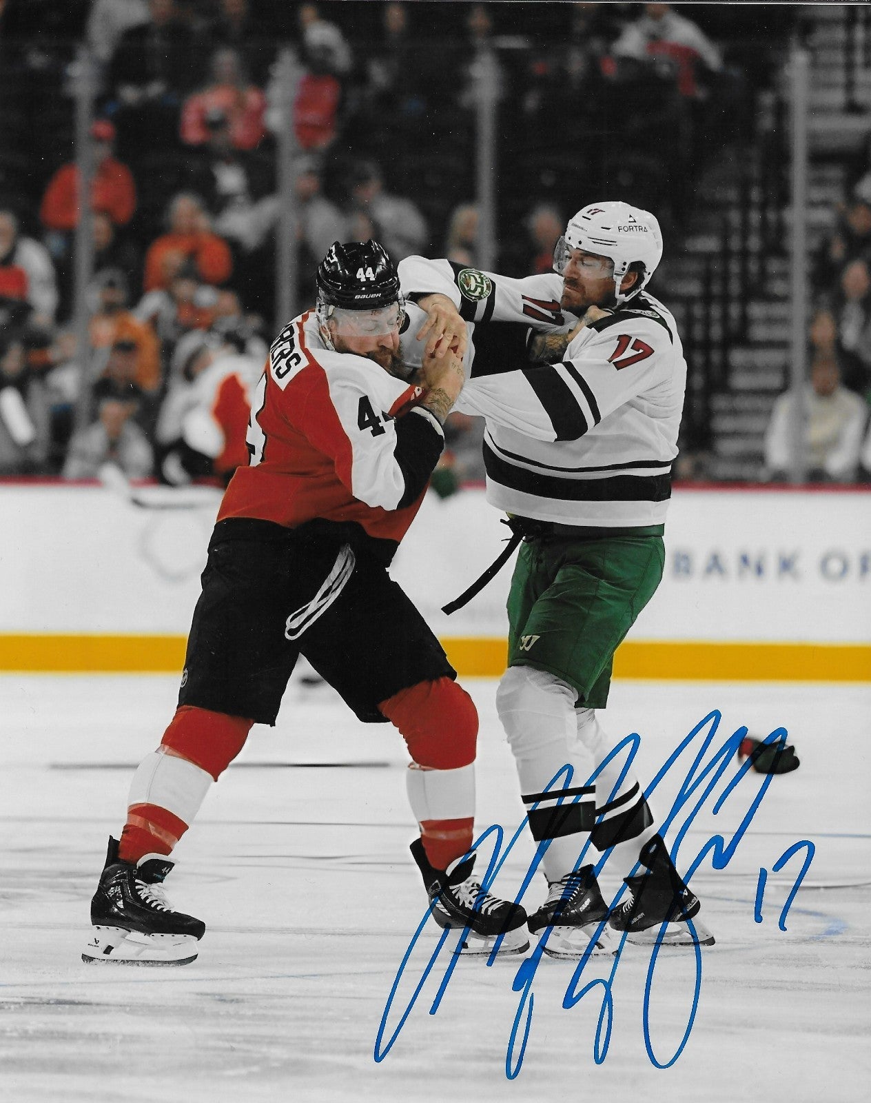 Signed Marcus Foligno Minnesota Wild Autographed 8x10 Photo #1 Original