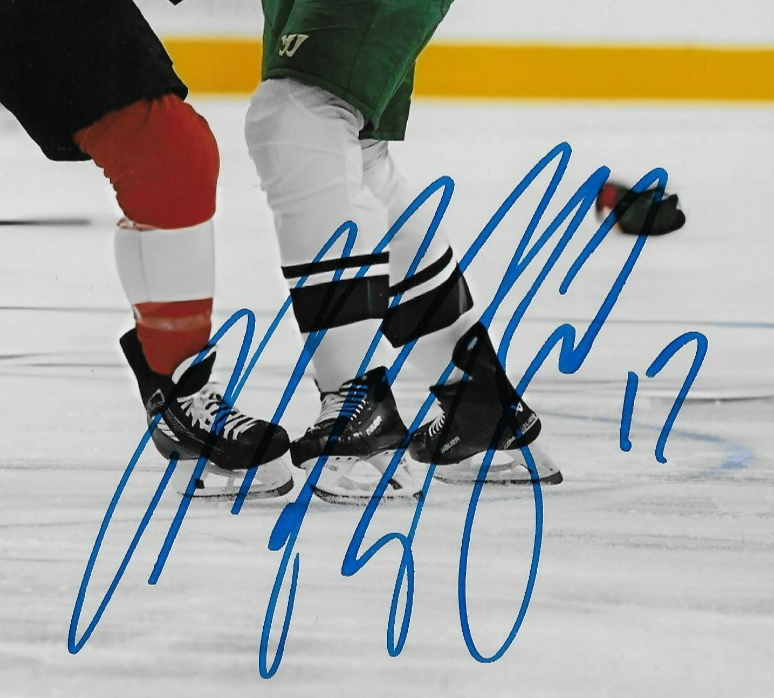 Signed Marcus Foligno Minnesota Wild Autographed 8x10 Photo #1 Original