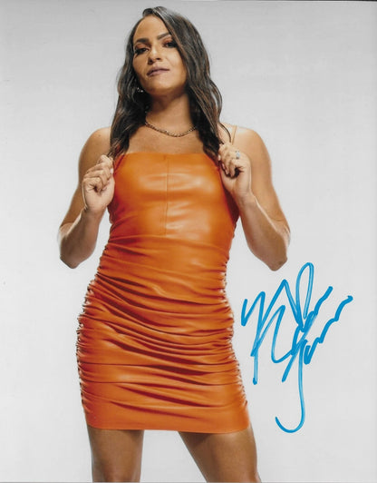 Signed Kiana James Smack Down WWE Autographed 8x10 Photo #10 Original