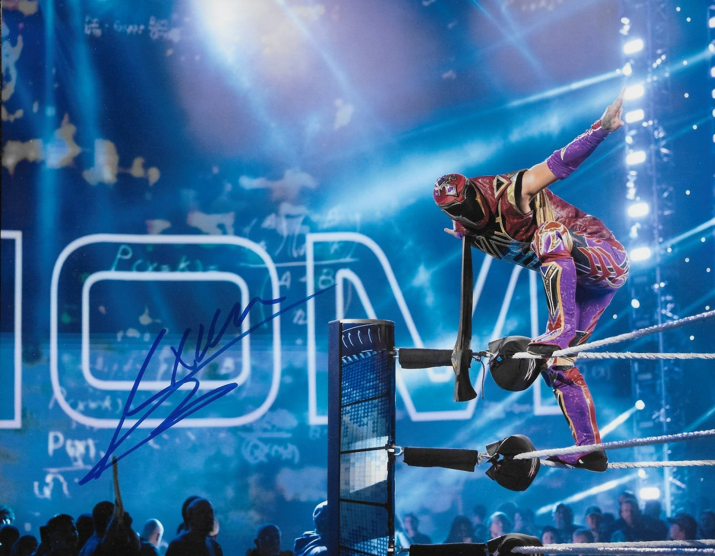 Signed Axiom Smack Down WWE Autographed 8x10 Photo #2 Original
