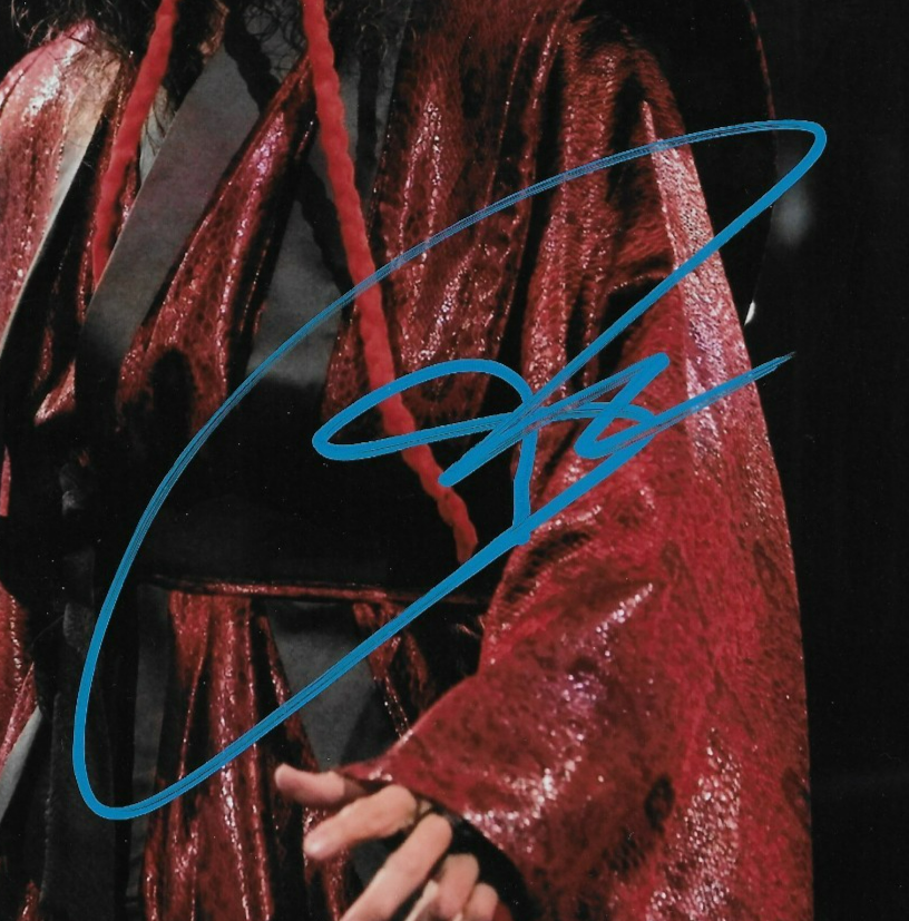 Signed Shinsuke Nakamura Smack Down WWE Autographed 8x10 Photo #4 Original
