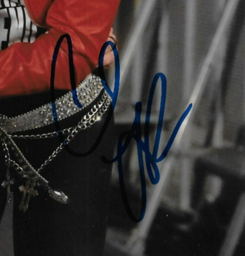 Signed Johnny Gargano & Candice LeRae Smack Down WWE 8x10 Photo #1 Original