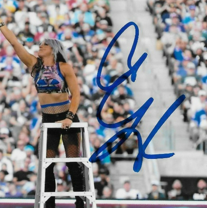 Signed Johnny Gargano & Candice LeRae Smack Down WWE 8x10 Photo #2 Original