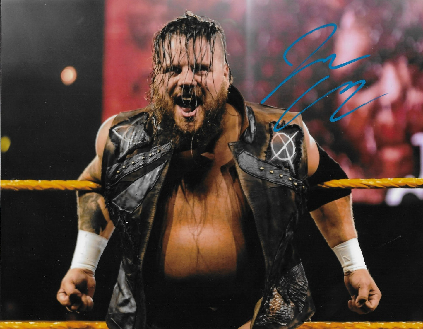 Signed Joe Gacy Smack Down WWE Autographed 8x10 Photo #2 Original