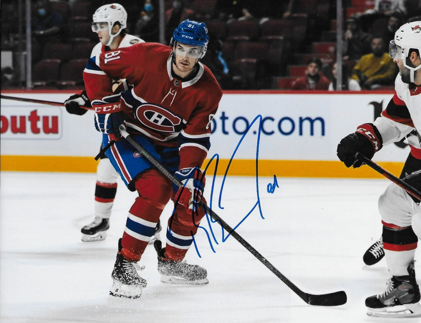 Signed Brandon Baddock Montreal Canadiens Autographed 8x10 Photo #2 Original