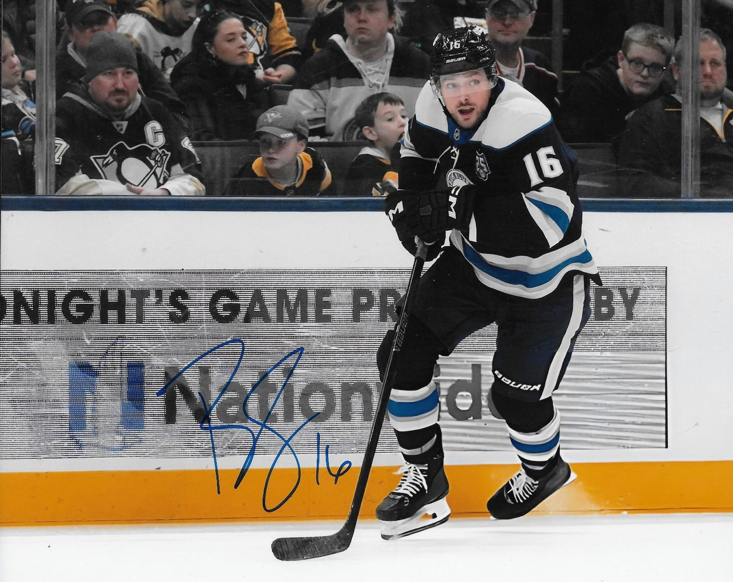Signed Brendan Gaunce Columbus Blue Jackets Autographed 8x10 Photo #1 Original
