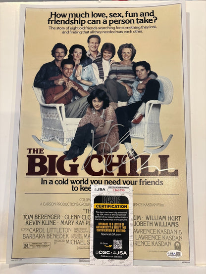 Autographed Jeff Goldblum signed 12x18 Photo The Big Chill movie Poster JSA