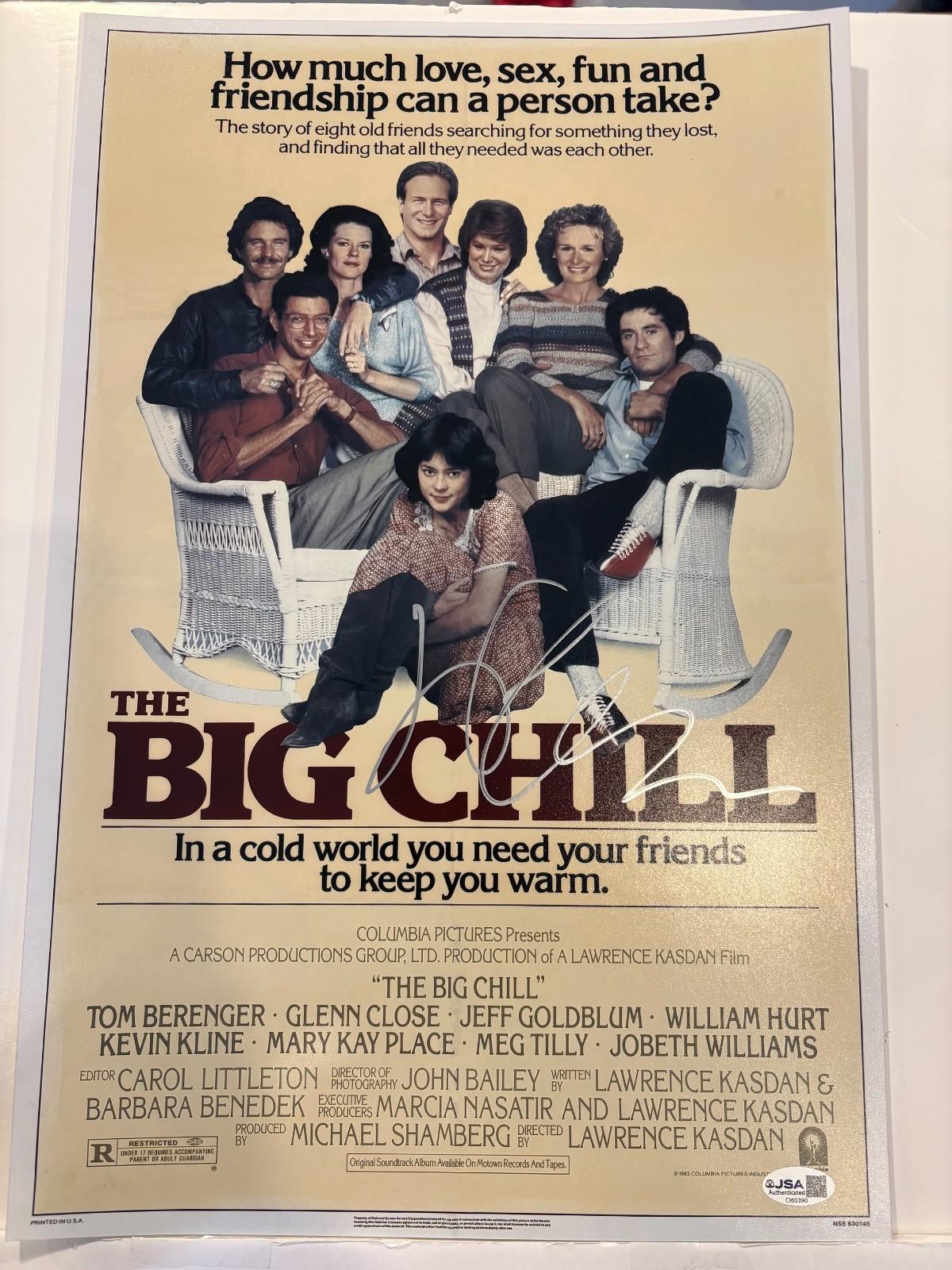 Autographed Jeff Goldblum signed 12x18 Photo The Big Chill movie Poster JSA