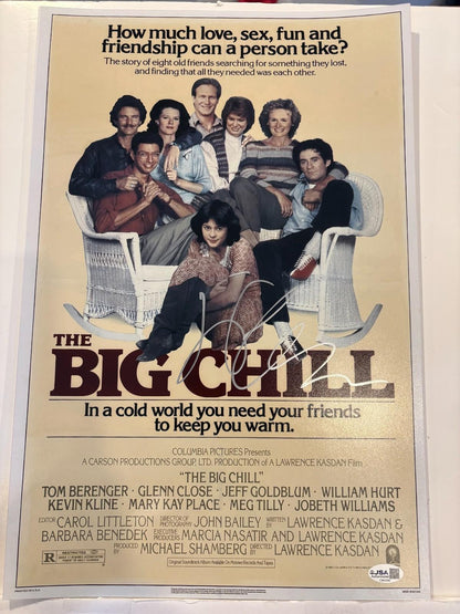 Autographed Jeff Goldblum signed 12x18 Photo The Big Chill movie Poster JSA