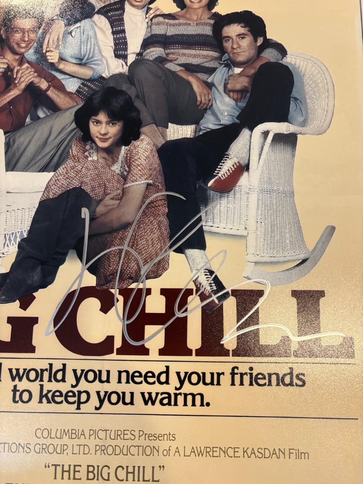 Autographed Jeff Goldblum signed 12x18 Photo The Big Chill movie Poster JSA