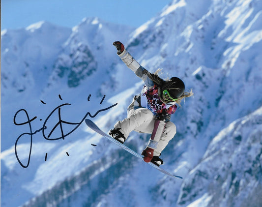 Signed Jamie Anderson Snowboarder 2014 Sochi Olympics 8x10 Photo #3 Original