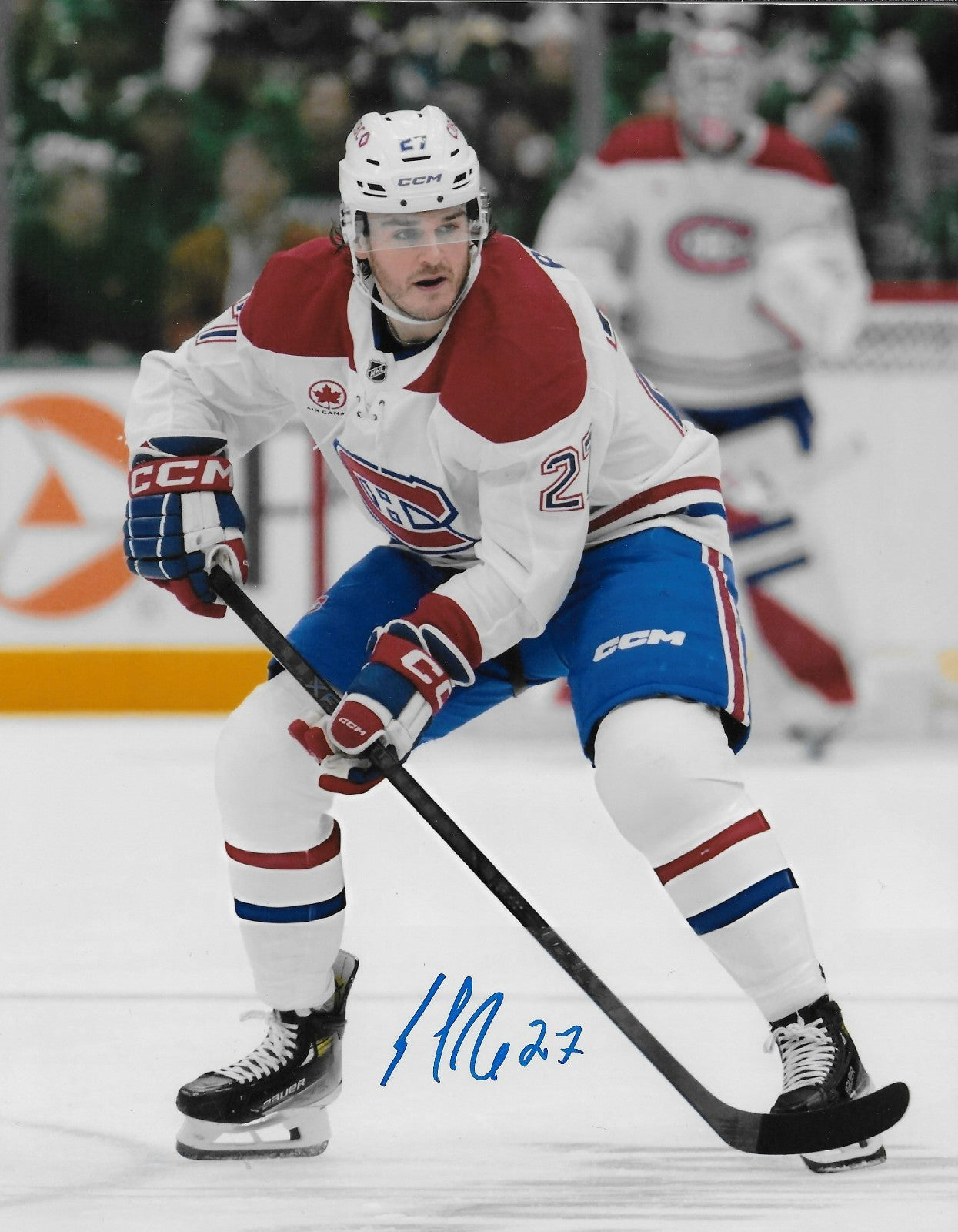 Signed Samuel Blais Montreal Canadiens Autographed 8x10 Photo #1 Original