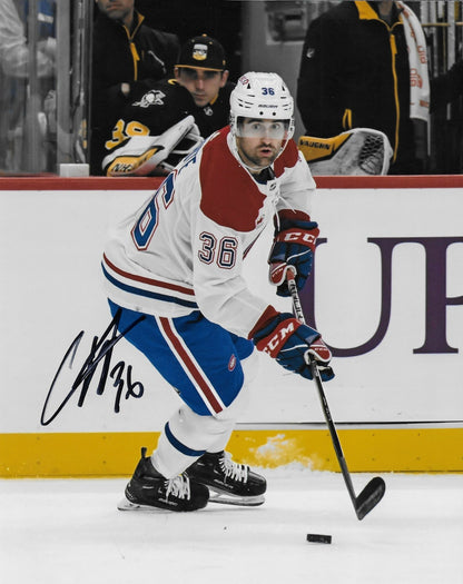Signed Colin White Montreal Canadiens Autographed 8x10 Photo #2 Original