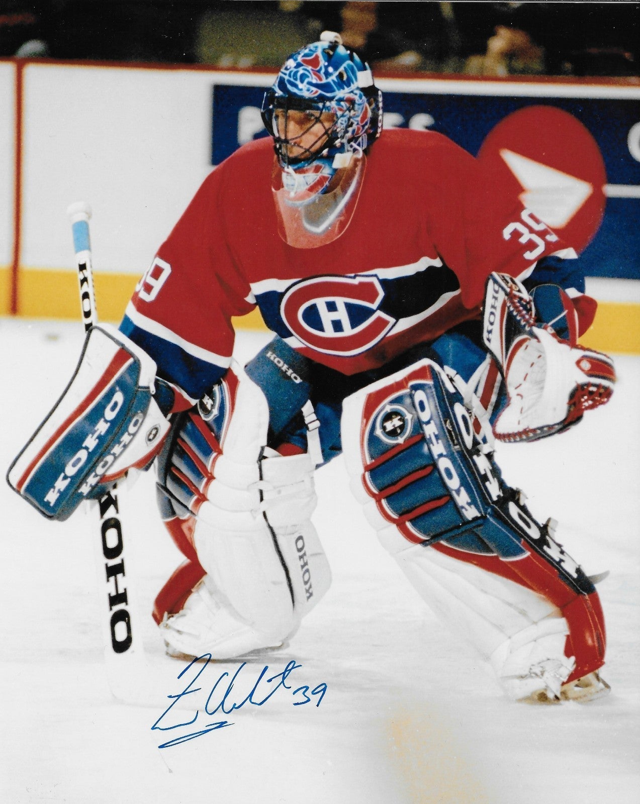 Signed Frederic Chabot Montreal Canadiens Autographed 8x10 Photo #2 Original