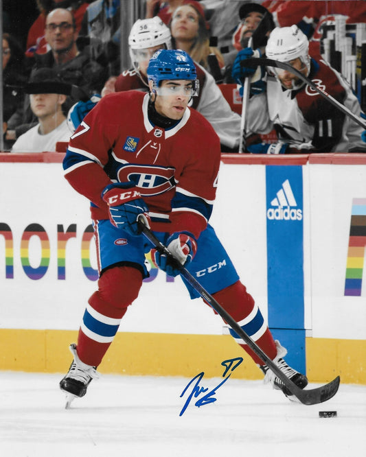 Signed Jayden Struble Montreal Canadiens Autographed 8x10 Photo #1 Original