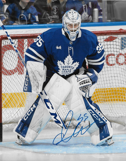 Signed Dennis Hildeby  Toronto Maple Leafs Autographed  8x10 Photo #8 Original