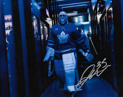 Signed Dennis Hildeby  Toronto Maple Leafs Autographed  8x10 Photo #9 Original