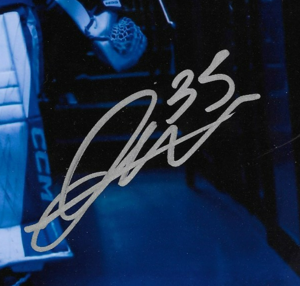 Signed Dennis Hildeby  Toronto Maple Leafs Autographed  8x10 Photo #9 Original