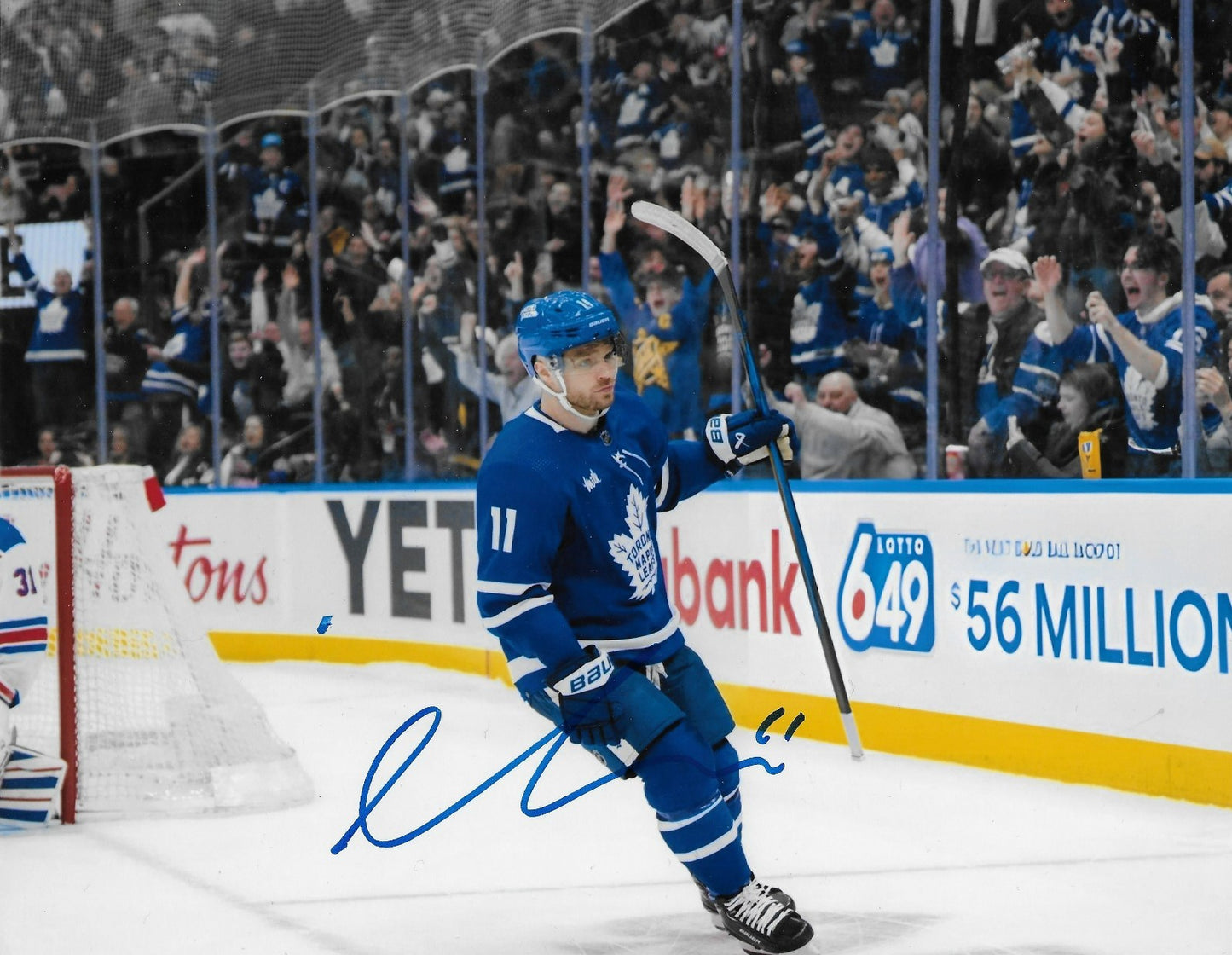 Signed Max Domi Toronto Maple Leafs Autographed  8x10 Photo #1 Original
