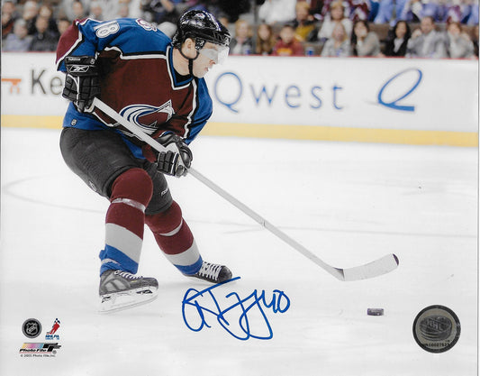 Signed Alex Tanguay Colorado Avalanche Autographed 8x10 Photo #1 Original