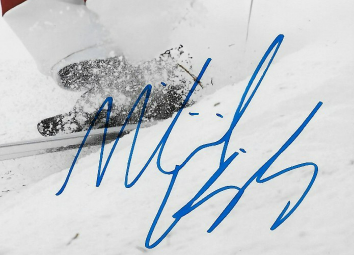 Signed Mikael Kingsbury 2026 Milano Cortina Olympics Moguls 8x10 Ph. #1 Original