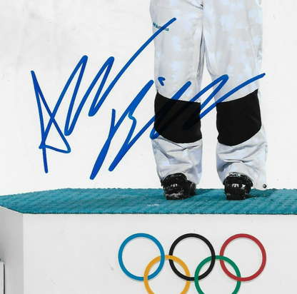 Signed Alexandre Bilodeau 2014 Sochi Winter Olympics 8x10 Photo #1 Original