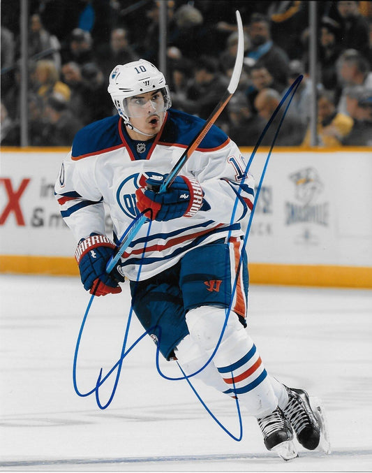 Autographed Edmonton Oilers Nail Yakupov 8x10 Photo Original