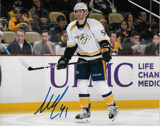 Autographed Nashville Predators Austin Watson 8x10 Photo #2