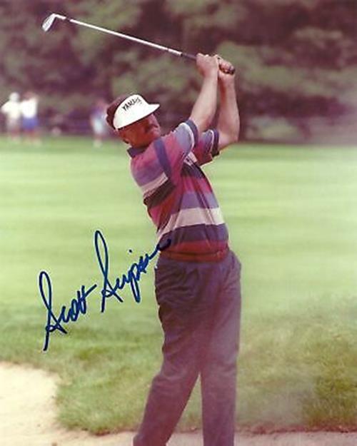 Autographed Scott Simpson PGA Golf 8x10 Photo Original