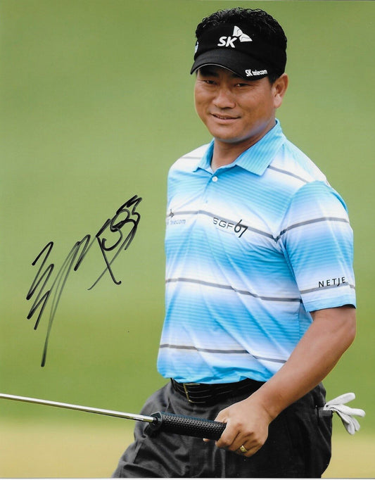Autographed K.J. Choi PGA Golf 8x10 Photo #4 Original
