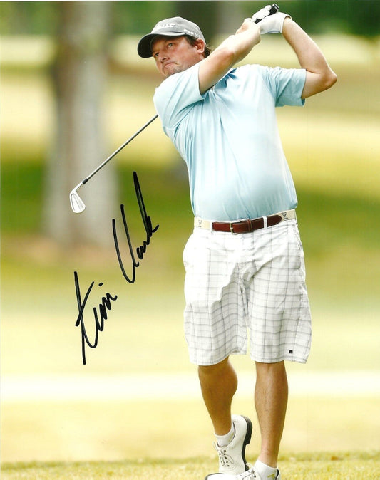 Autographed Tim Clark PGA Golf 8x10 Photo Original