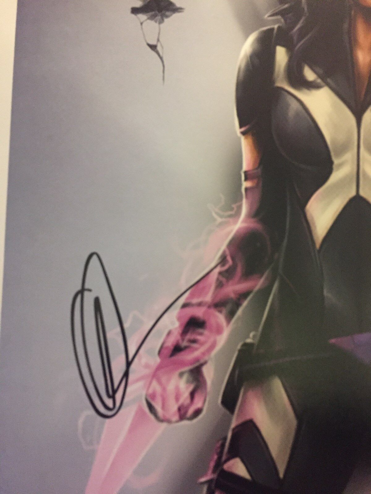 Autographed Olivia Munn signed X-MEN 11x14 w/JSA Psylocke 2