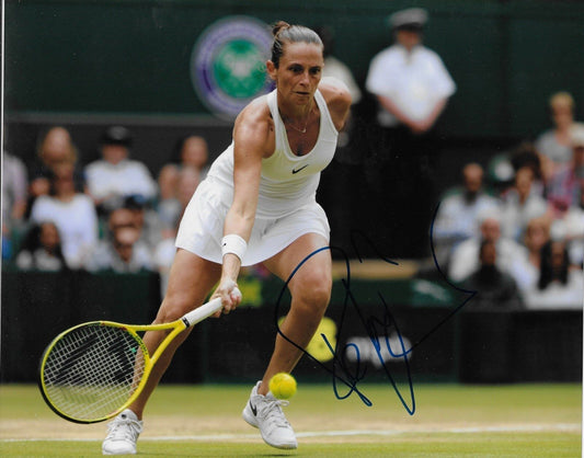 Photo originale autographiée de Roberta Vinci Tennis 8x10 #4