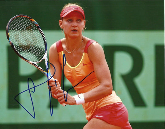 Photo originale autographiée de Lucie Safarova Tennis 8x10