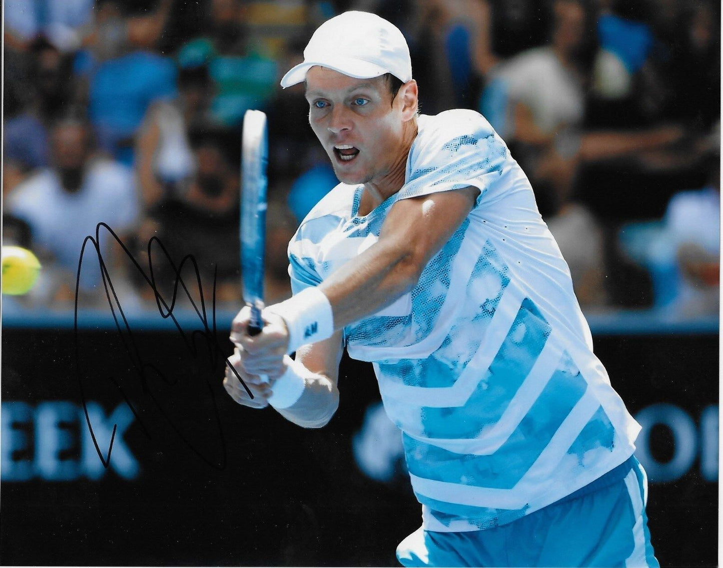 Photo 8x10 autographiée de Tomas Berdych ATP Tennis #3 Original