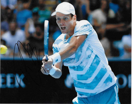 Photo 8x10 autographiée de Tomas Berdych ATP Tennis #3 Original