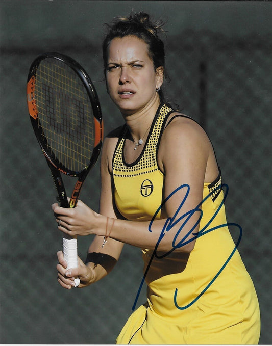 Photo originale autographiée de Barbora Strycova Tennis 8x10