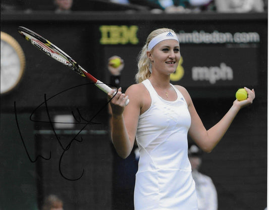 Autographed Kristina Mladenovic 8x10 Photo #4 Original