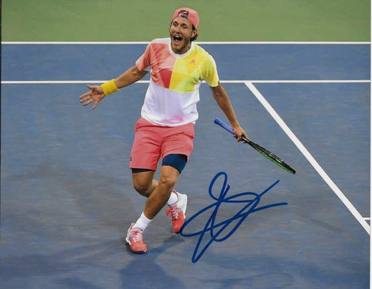Photo 8x10 autographiée par Lucas Pouille ATP Tennis #2 Original