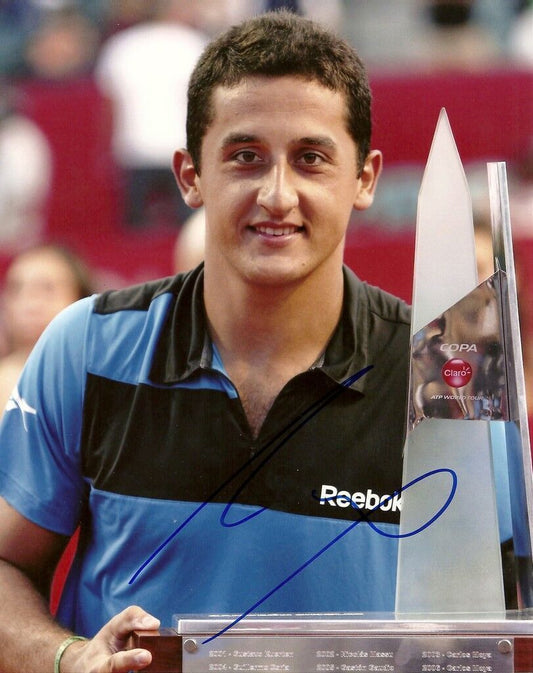 Photo originale autographiée de Nicolas Almagro Tennis 8x10