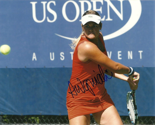 Photo originale autographiée d'Aleksandra Wozniak Tennis 8x10