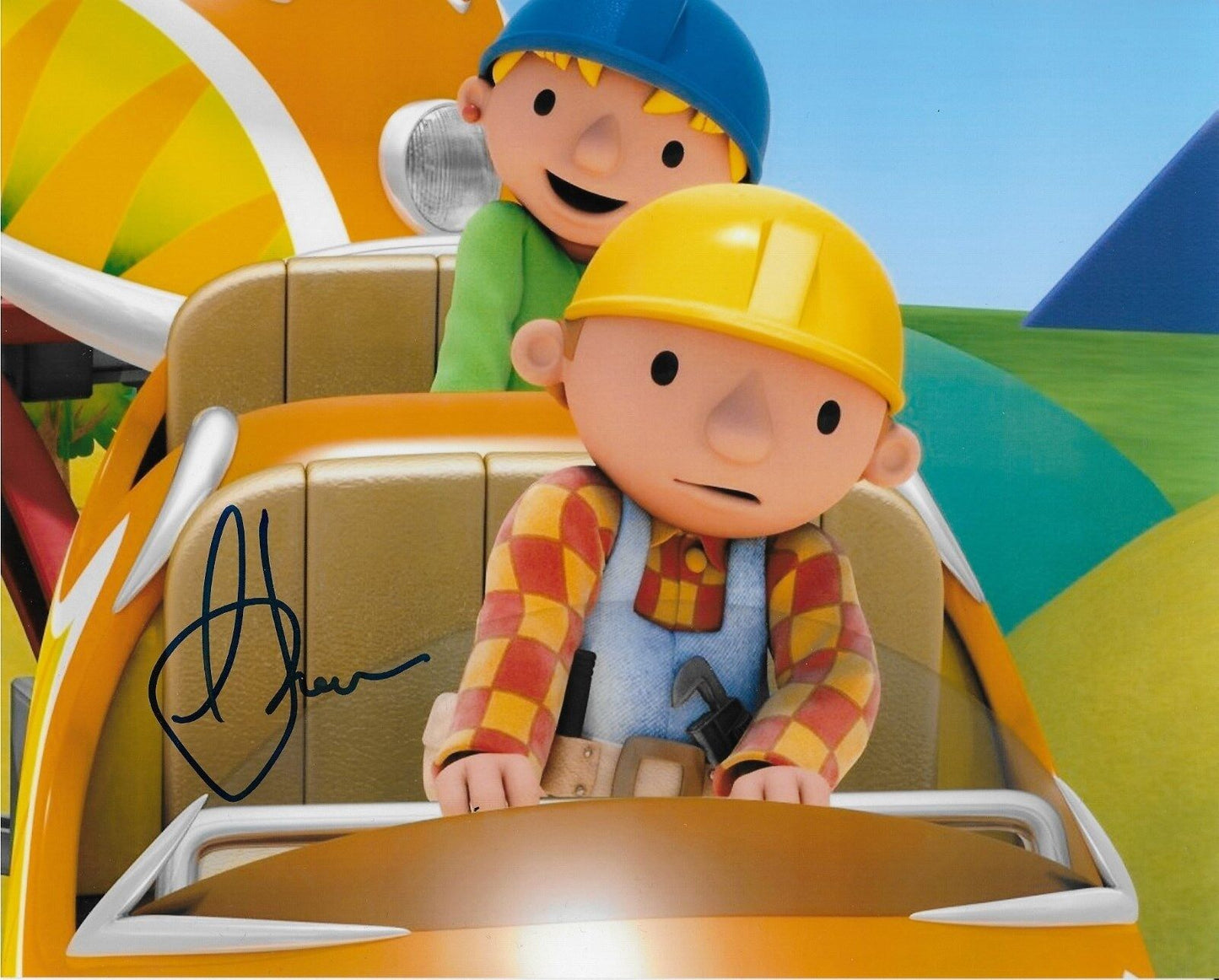 Autographed Greg Proops signed 8x10 Bob the Builder Whose line is it anyways 2