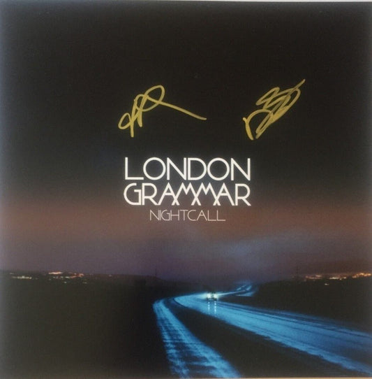 Autographed London Grammar signed Nightcall 12x12 PHOTO Hannah Reid Original