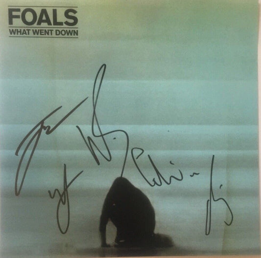 Autographed Foals signed What Went Down 12x12 PHOTO Original